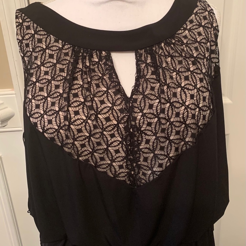 Black maxi dress